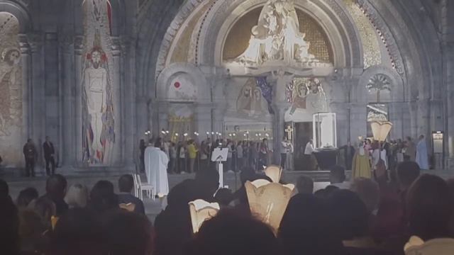 Lourdes Basilique Notre Dame du Rosaire смотреть онлайн