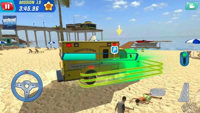 Coast Ambulance Guard Trucks Drive #3 - First Aid Rescue Squad - Android Gameplay смотреть онлайн