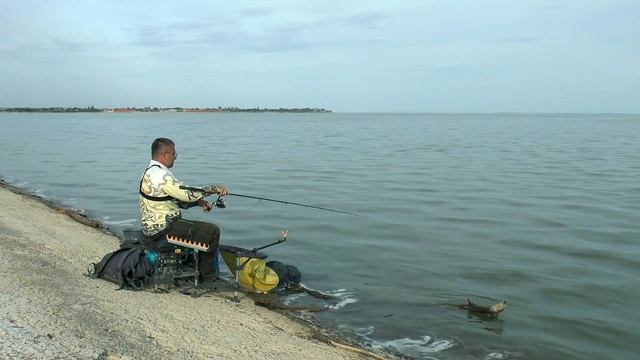 Рыбалка в стиле лакшери. Ловля рыбца на фидер. Рыбалка на Кубанском водохранилище смотреть онлайн