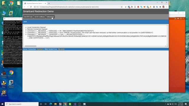 Ubuntu software utilizes a smart card attached to a Windows system over a WebSocket connection смотреть онлайн