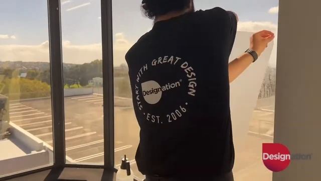 Glass privacy frosted film installation by Designation Ltd смотреть онлайн