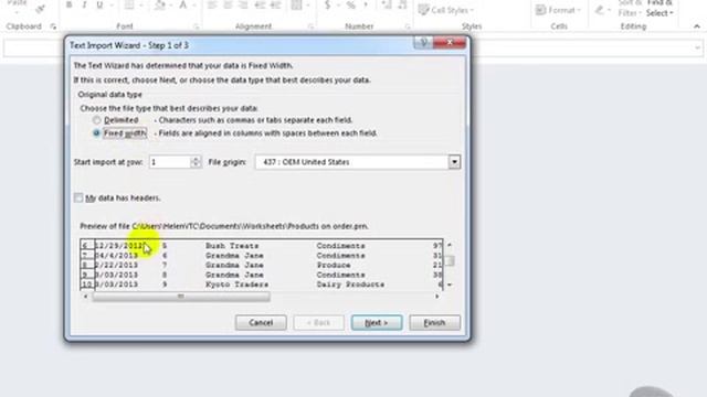 Microsoft Excel 2013 Tutorial 89 Import Data into Excel смотреть онлайн