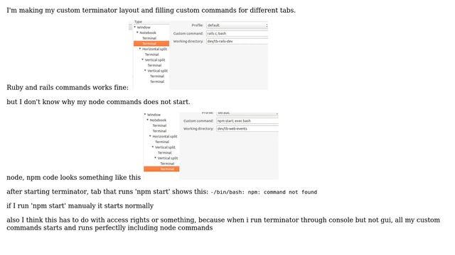 Unix & Linux: Terminator cant run node commands смотреть онлайн