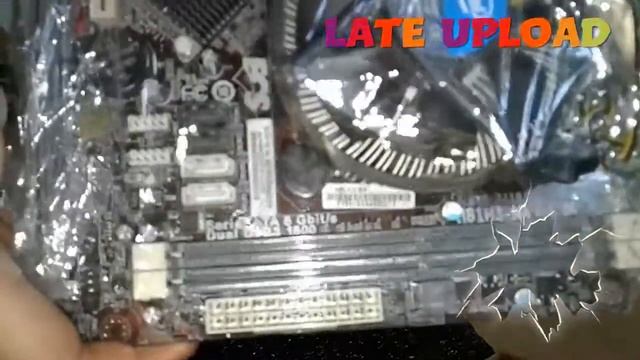 Unboxing Motherboard ECS H81 LGA1150 & Intel Pentium G3250 3,2Ghz смотреть онлайн