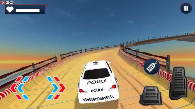 Police Mega Ramp Stunts Car Stunts Games - Impossible Police Car - Android GamePlay #2 смотреть онлайн