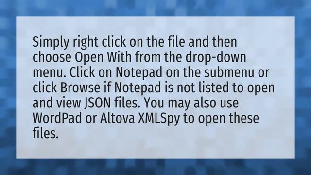 How do I open a JSON file in readable format? смотреть онлайн