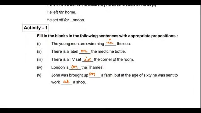 ଦଶମ ଶ୍ରେଣୀ - English Grammar - Ch 5 - Prepositions - Live 1 смотреть онлайн