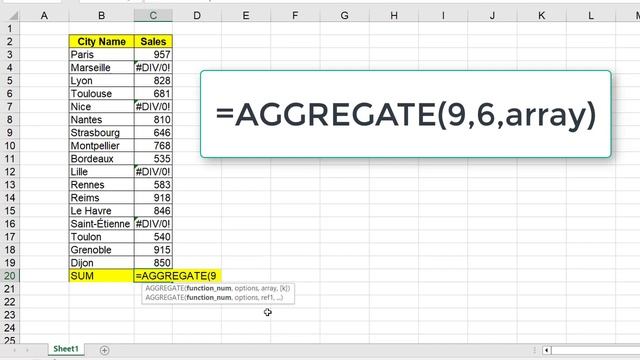 How to SUM if there is an error value? Excel How To Sum But Ignore Errors смотреть онлайн