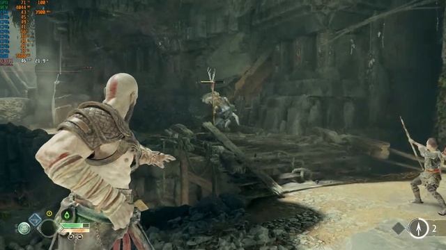 God of War on Ryzen 3 3100 3.6GHz RX 6400 1080p Original смотреть онлайн