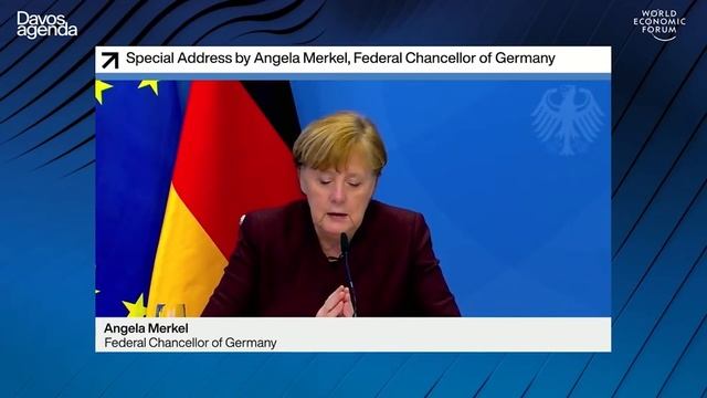 Special Address By Angela Merkel, Federal Chancellor Of Germany | DAVOS AGENDA 2021