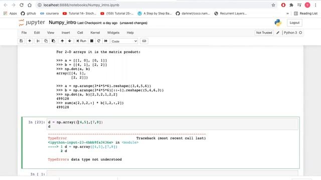 Matrix multiplication NumPy Python смотреть онлайн