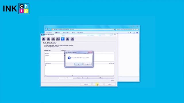 How to change printer firmware through recovery mode? | INKCHIP Chipless Solution смотреть онлайн