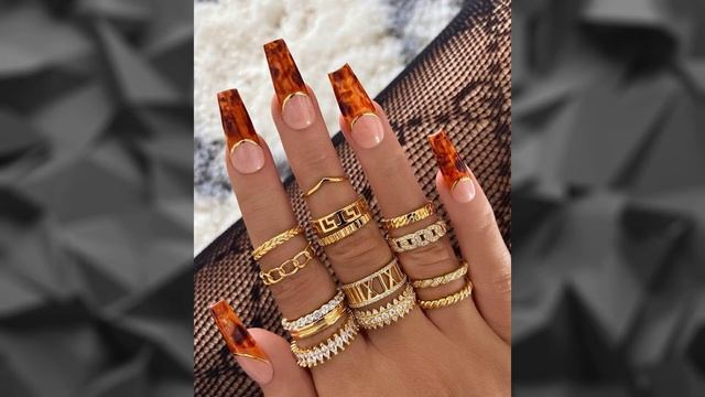 Лучший маникюр на длинные ногти | Креативный маникюр осень 2021 | Маникюр 2021 фото смотреть онлайн