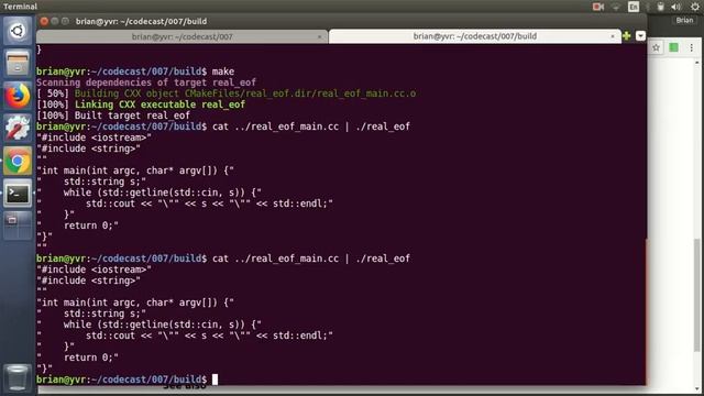 Episode 007 - Correctly handling EOF with std::cin and std::getline смотреть онлайн