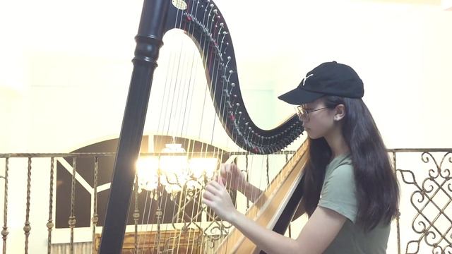 Ed Sheeran - Beautiful People (feat. Khalid) ( Harp Cover ) смотреть онлайн