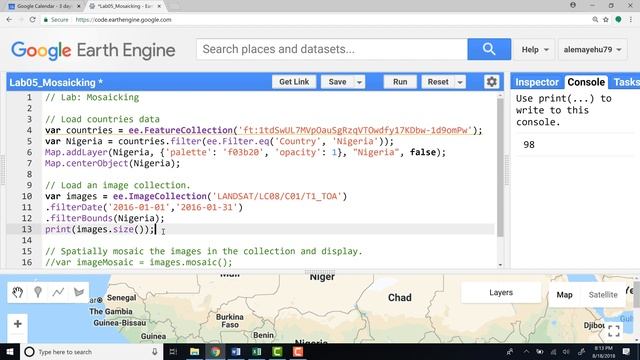 How to Mosaic Landsat Data with Google Earth Engine смотреть онлайн