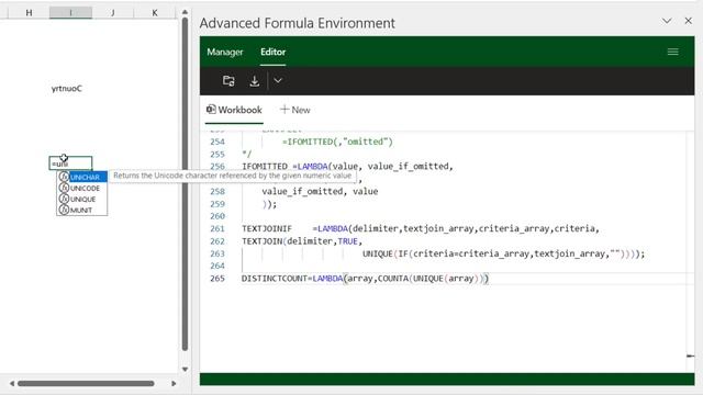 Excel's custom function editor: Create, & reuse LAMBDAs in new files смотреть онлайн