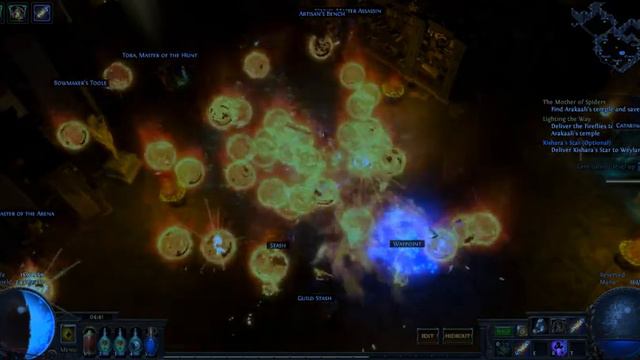 Testing Cast while Channeling mechanic - Path of Exile смотреть онлайн