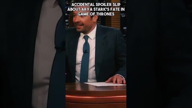Accidental spoiler slip about Arya Stark's fate in Game of Thrones #america #entertainment смотреть онлайн