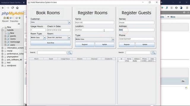 Hotel Reservation System in Java смотреть онлайн