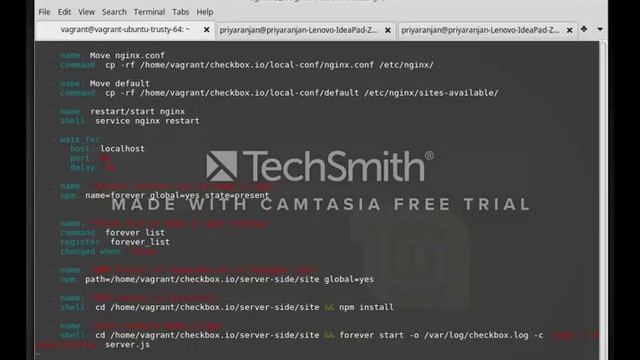 Checkbox.io Installation Using Ansible смотреть онлайн