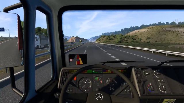 Euro Truck Simulator 2 1.40 DLC Iberia+MOD Mercedes-Benz SK (Schwere Klasse) смотреть онлайн