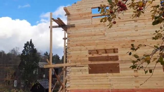 Строим дом из бруса. Особенности. Нюансы. смотреть онлайн