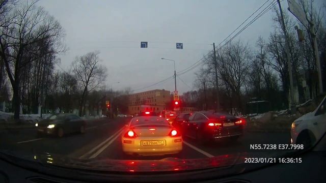 Driving in Moscow agglomeration: Косино-Ухтомский - Кузьминки - Люблино 21/01/2023 (timelapse 4x) смотреть онлайн