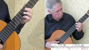 И.С. Бах. Менуэт. На гитаре - ми минор.