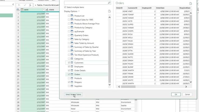 Microsoft Excel and Power Query - Video 3 - Import Relational Database into Power Query смотреть онлайн