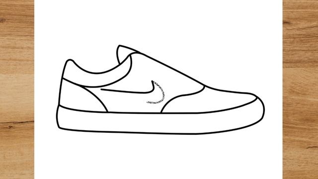 HOW TO DRAW A NIKE SHOES смотреть онлайн