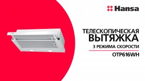 Телескопическая вытяжка Hansa OTP616WH
