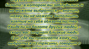 К чему снится болото