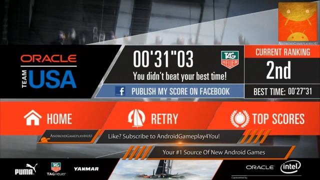 Oracle Team USA Speed Trial Android HD GamePlay [Game For Kids] смотреть онлайн