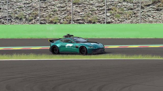 Aston Martin Vantage Safety Car Cruising SPA(Assetto Corsa) смотреть онлайн