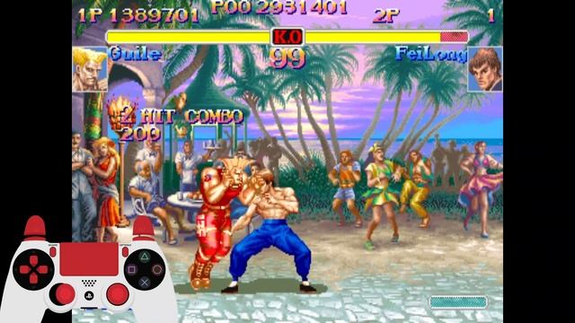 Super Street Fighter 2 Turbo Guile Combo (with Gamepad + Commentary ) SSF2T/X Tutorial смотреть онлайн