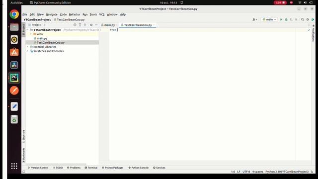 1/4 TEST CHROME avec SELENIUM / PYTHON sur PYCHARM. смотреть онлайн
