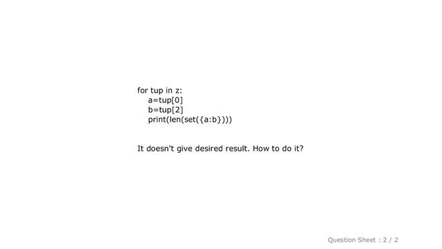 Pandas : Finding count of tuples with same first and third item in list of tuples смотреть онлайн