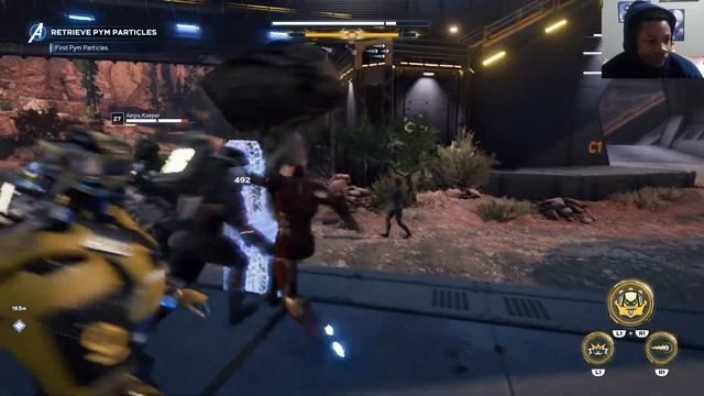 Knuckles Plays Marvel Avengers Game: Part 18: Say Hello To My Little Friend!! смотреть онлайн