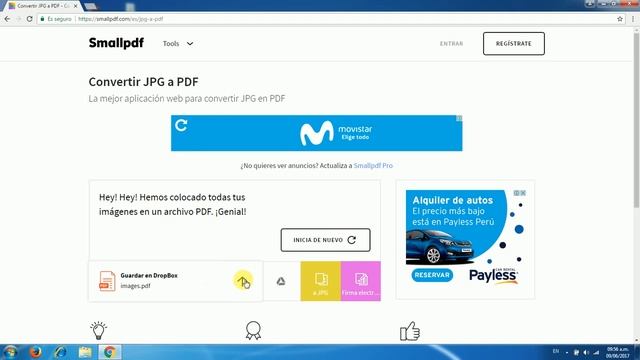 Cómo Convertir Imagen PNG a PDF Sin Programas ✅ Smallpdf смотреть онлайн