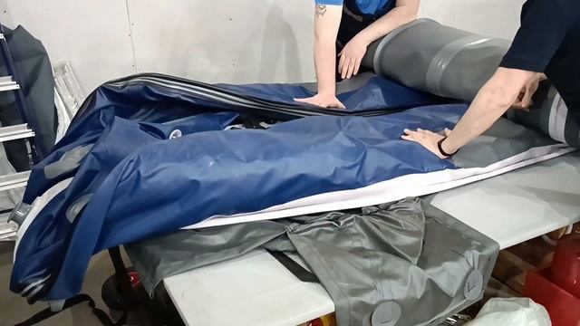 Как сложить лодку ПВХ с фальшбортом смотреть онлайн
