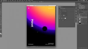 Как быстро сделать плакат в Photoshop CC. Создание простого постера