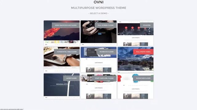 OVNI - Responsive Multi-Purpose WordPress Theme смотреть онлайн