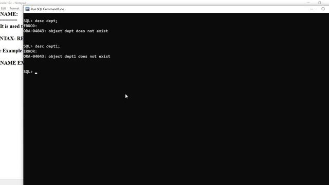 Oracle Tutorials || RENAME COMMAND in SQL by Mr. Alok смотреть онлайн