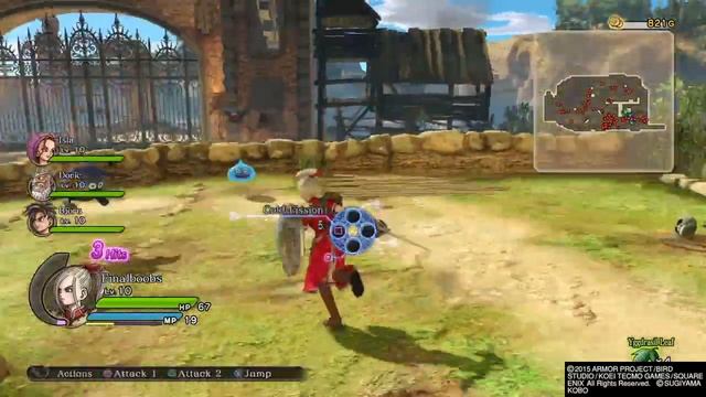 DRAGON QUEST HEROES: The World Tree's Woe and the Blight Below training for glory смотреть онлайн