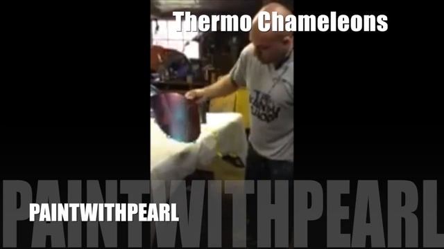 Chameleon Paint over ThermoChromic base coat - Paint With Pearl смотреть онлайн