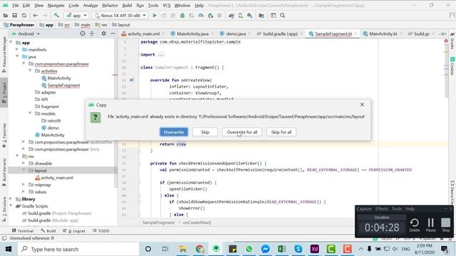 Android Studio Tutorial How To Open File Manager And Get Absolute Path|Material Library| Part 1 смотреть онлайн