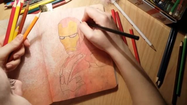 Блокнот "Удивляй"/Рисуем ЖЕЛЕЗНОГО ЧЕЛОВЕКА смотреть онлайн