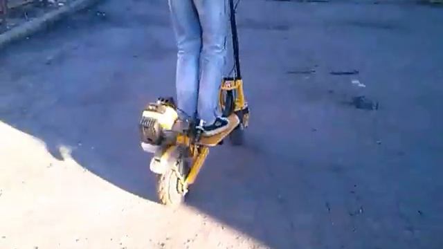 мотосамокат самодельный смотреть онлайн