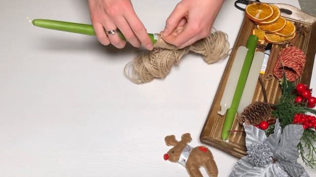 Декор высокой свечи смотреть онлайн